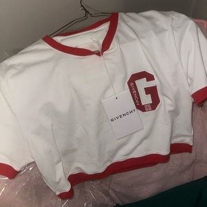 Givenchy college cropped T-Shirt